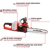 EINHELL GE-LC 36/35 li-solo Scie à chaîne à deux, 0 W, 18 V rosso/Nero, 0 W, 18 V