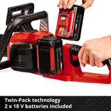 EINHELL GE-LC 36/35 li-solo Scie à chaîne à deux, 0 W, 18 V rosso/Nero, 0 W, 18 V
