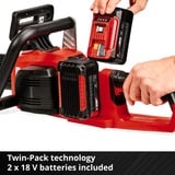 EINHELL GE-LC 36/35 li-solo Scie à chaîne à deux, 0 W, 18 V, Sega a catena rosso/Nero, 0 W, 18 V