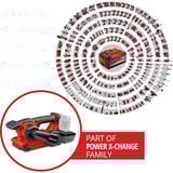 EINHELL Professional Akku-Bandschleifer TP-BS 18/457 Li BL - Solo, 18Volt, Levigatrice a nastro rosso/Nero