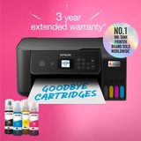 Epson EcoTank ET-2820 Nero, Ad inchiostro, Stampa a colori, 5760 x 1440 DPI, A4, Stampa diretta, Nero