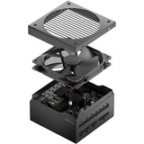 Fractal Design Ion Gold 850W alimentatore per computer 24-pin ATX ATX Nero Nero, 850 W, 100 - 240 V, 50/60 Hz, 10 A, 120 W, 22 A