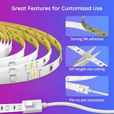 Govee Strisce luminose LED RGB 2 x 5 metri, Striscia LED 