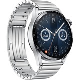 Huawei WATCH GT 3 3,63 cm (1.43") 46 mm AMOLED Acciaio inossidabile GPS (satellitare), Smartwatch Nero/Argento, 3,63 cm (1.43"), AMOLED, Touch screen, 4 GB, GPS (satellitare), 42,6 g
