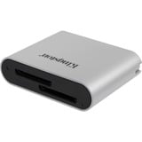 Kingston Lettore di schede USB3.2 Gen1 Workflow Dual-Slot SDHC/SDXC UHS-II argento/Nero