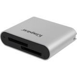 Kingston Workflow SD Reader lettore di schede USB 3.2 Gen 1 (3.1 Gen 1) Nero, Argento argento/Nero