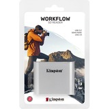 Kingston Workflow SD Reader lettore di schede USB 3.2 Gen 1 (3.1 Gen 1) Nero, Argento argento/Nero