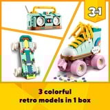 LEGO Creator Pattino a rotelle retrò, Giochi di costruzione Set da costruzione, 8 anno/i, Plastica, 342 pz, 536 g