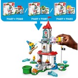 LEGO Super Mario Pack espansione Costume di Peach gatto e Torre ghiacciata Set da costruzione, 7 anno/i, Plastica, 494 pz, 790 g