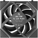 Lian Li UNI FAN TL LCD FLEX 120 Wireless, Ventola Nero