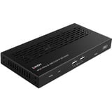 Lindy Sistema 4K30 HDMI e USB su IP - Decoder, Estensione HDMI Nero