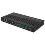 Lindy Sistema 4K30 HDMI e USB su IP - Decoder, Estensione HDMI Nero