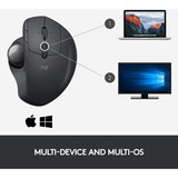 Logitech MX Ergo mouse Mano destra RF senza fili + Bluetooth Trackball 440 DPI Nero, Mano destra, Trackball, RF senza fili + Bluetooth, 440 DPI, Grafite