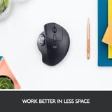 Logitech MX Ergo mouse Mano destra RF senza fili + Bluetooth Trackball 440 DPI Nero, Mano destra, Trackball, RF senza fili + Bluetooth, 440 DPI, Grafite