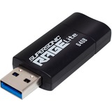 Patriot Supersonic Rage Lite unità flash USB 64 GB USB tipo A 3.2 Gen 1 (3.1 Gen 1) Nero, Blu Nero/Blu, 64 GB, USB tipo A, 3.2 Gen 1 (3.1 Gen 1), 180 MB/s, Lamina di scorrimento, Nero, Blu