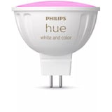 Philips Hue MR16 - faretto connesso, Lampada a LED Philips Hue White and Color ambiance MR16 - faretto connesso, Lampadina intelligente, Bluetooth/Zigbee, Bianco, LED, GU5.3, MR16