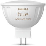 Philips Hue MR16 - faretto connesso, Lampada a LED Philips Hue White and Color ambiance MR16 - faretto connesso, Lampadina intelligente, Bluetooth/Zigbee, Bianco, LED, GU5.3, MR16