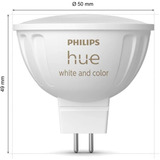 Philips Hue MR16 - faretto connesso, Lampada a LED Philips Hue White and Color ambiance MR16 - faretto connesso, Lampadina intelligente, Bluetooth/Zigbee, Bianco, LED, GU5.3, MR16