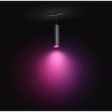 Philips Hue Philips Hue White and Color Ambiance Perifo Cilindro a Sospensione Nero, Lampada Nero, Philips Hue White and Color ambiance Perifo Cilindro a Sospensione Nero, Luce a sospensione intelligente, Bluetooth, Nero, LED integrato, Metallo, Bianco