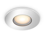 Philips Hue White Ambiance Adore Bathroom Downlight da Incasso e da Inserimento, Luce LED argento