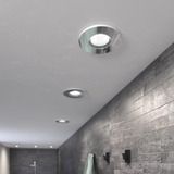 Philips Hue White Ambiance Adore Bathroom Downlight da Incasso e da Inserimento, Luce LED argento