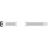 SAMSUNG ET-SXR86SWEGEU accessorio indossabile intelligente Band Nero, Bianco Fluoroelastomero bianco, Band, Orologio intelligente, Nero, Bianco, Samsung, Galaxy Watch 4, Fluoroelastomero