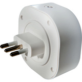 Shelly Plus Plug IT, Presa commutata bianco