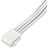 SilverStone Cavo di prolunga alimentatore SST-PP07E-PCI8W-V2, PCIe 8 pin (6+2) bianco