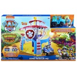 Spin Master PAW Patrol, Quartiere Generale Dino con effetti sonori, esclusivo personaggio Rex e veicolo PAW Patrol , Quartiere Generale Dino con effetti sonori, esclusivo personaggio Rex e veicolo, Ideali alla guida, 3 anno/i, LR44, Multicolore