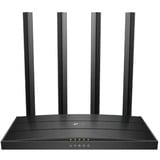 TP-Link Archer C6 router wireless Fast Ethernet Dual-band (2.4 GHz/5 GHz) Bianco Nero, Wi-Fi 5 (802.11ac), Dual-band (2.4 GHz/5 GHz), Collegamento ethernet LAN, Bianco, Router da tavolo