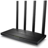 TP-Link Archer C6 router wireless Fast Ethernet Dual-band (2.4 GHz/5 GHz) Bianco Nero, Wi-Fi 5 (802.11ac), Dual-band (2.4 GHz/5 GHz), Collegamento ethernet LAN, Bianco, Router da tavolo