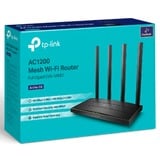 TP-Link Archer C6 router wireless Fast Ethernet Dual-band (2.4 GHz/5 GHz) Bianco Nero, Wi-Fi 5 (802.11ac), Dual-band (2.4 GHz/5 GHz), Collegamento ethernet LAN, Bianco, Router da tavolo