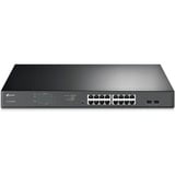 TP-Link TL-SG1218MPE Gestito L2 Gigabit Ethernet (10/100/1000) Supporto Power over Ethernet (PoE) 1U Nero, Interruttore Gestito, L2, Gigabit Ethernet (10/100/1000), Supporto Power over Ethernet (PoE), Montaggio rack, 1U