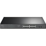 TP-Link TL-SG1218MPE Gestito L2 Gigabit Ethernet (10/100/1000) Supporto Power over Ethernet (PoE) 1U Nero, Interruttore Gestito, L2, Gigabit Ethernet (10/100/1000), Supporto Power over Ethernet (PoE), Montaggio rack, 1U