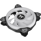 Thermaltake CL-F088-PL12SW-C sistema di raffreddamento per computer Case per computer Ventilatore 12 cm Nero, Bianco Nero, Ventilatore, 12 cm, Nero, Bianco