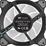 Thermaltake CL-F088-PL12SW-C sistema di raffreddamento per computer Case per computer Ventilatore 12 cm Nero, Bianco Nero, Ventilatore, 12 cm, Nero, Bianco