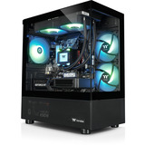 Thermaltake PC-000094-DE, PC Gaming Nero/trasparente