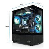 Thermaltake PC-000094-DE, PC Gaming Nero/trasparente