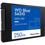 WD Blue SA510 2.5" 250 GB Serial ATA III, Disco a stato solido 250 GB, 2.5", 555 MB/s, 6 Gbit/s