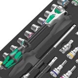 Wera Inserto in schiuma 8000 C Zyklop 1/2" cricchetto set 1, 31 pezzi, Set di strumenti Nero/grigio