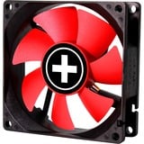 Xilence XPF80.R Case per computer Ventilatore 8 cm Nero, Rosso Nero/Rosso, Ventilatore, 8 cm, 1500 Giri/min, 17 dB, 18,61 pdc/min, Nero, Rosso