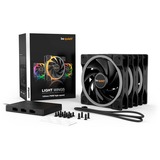 be quiet! Light Wings | 120mm PWM Triple Pack high-speed Case per computer Ventilatore 12 cm Nero 3 pz Nero, Ventilatore, 12 cm, 2500 Giri/min, 31 dB, 52,3 pdc/min, 88,86 m³/h