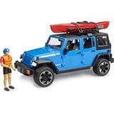 bruder Jeep Wrangler Rubicon Unlimited con kayak e figura, Veicolo modello 