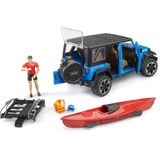 bruder Jeep Wrangler Rubicon Unlimited con kayak e figura, Veicolo modello 