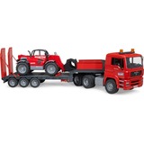 bruder MAN TGA pianale ribassato con sollevatore telescopico Manitou MLT 633, Veicolo modello 