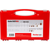 fischer EASY Box tasselli universali UX con viti, Tassello grigio chiaro