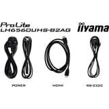 iiyama LH6560UHS-B2AG, Public Display Nero (opaco)