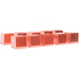 Alphacool 17427 parte e accessorio del sistema di raffreddamento del computer Dissipatore, Dissipatore di calore rame, Dissipatore, Rame, Rame, 14 mm, 14 mm, 10 pz