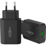 Ansmann Home Charger 130Q Nero Interno, Caricabatterie bianco, Interno, AC, 12 V, Nero