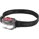 Ansmann Lampada frontale HD250RS, Luce LED Nero
